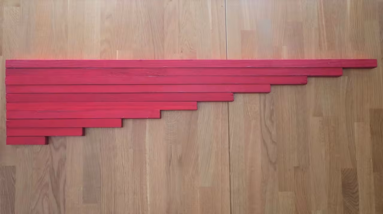 barres rouges montessori