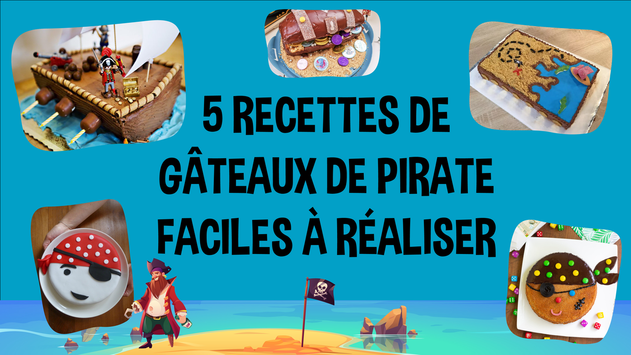 gâteau de pirate facile pour anniversaire