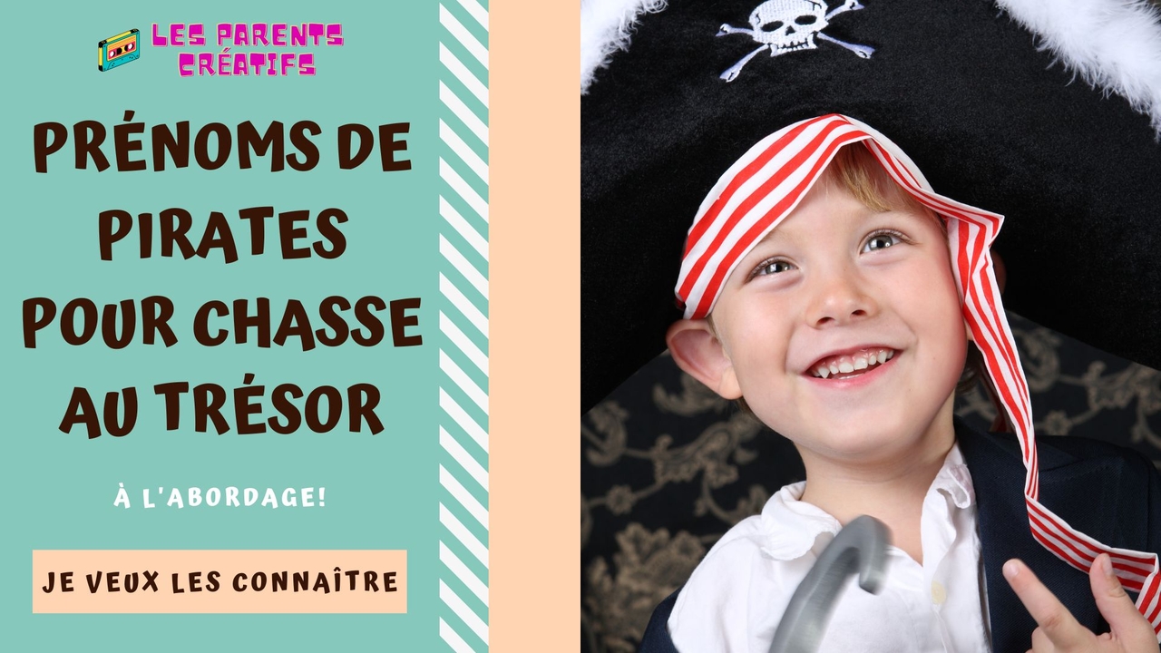 prénom de pirates pour chasse au trésor