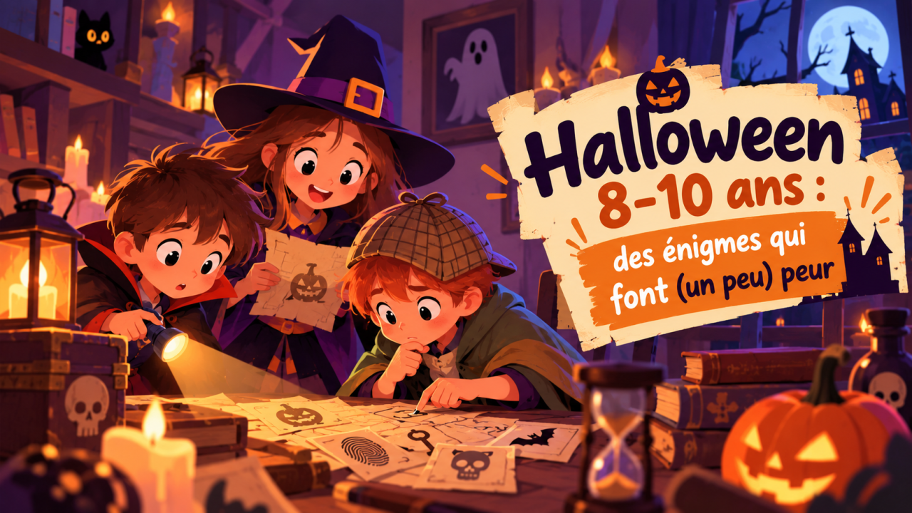Chasse au trésor d'Halloween à frissons pour enfants de 8-10 ans